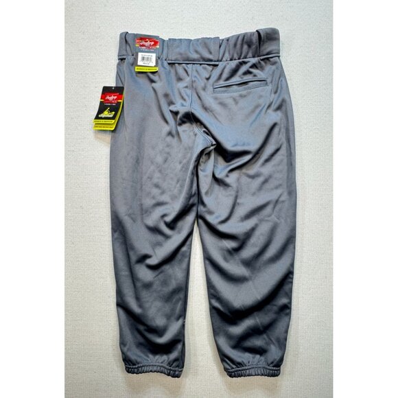 Rawlings Womens Launch Fastpitch Softball Pants Size M Black Low Rise Sports NWT - Picture 9 of 9